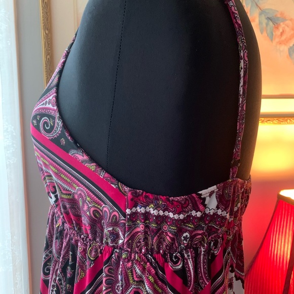 Wet Seal Paisley Women's Maxi Dress - Picture 5 of 9